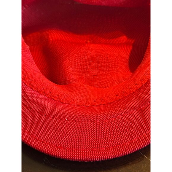 Kangol Tropic 504 Ventair Cap Large Red Lightweight Breathable Knit Stylish Hat - Picture 9 of 15